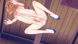 Sword Subterfuges Online Hentai - Asuna blowjob with the addition of anal to Kirito - Japanese Asian Manga Anime Jacket Lark Porn